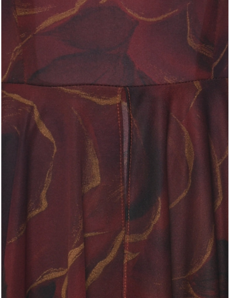 Abstract Pattern Dress - M