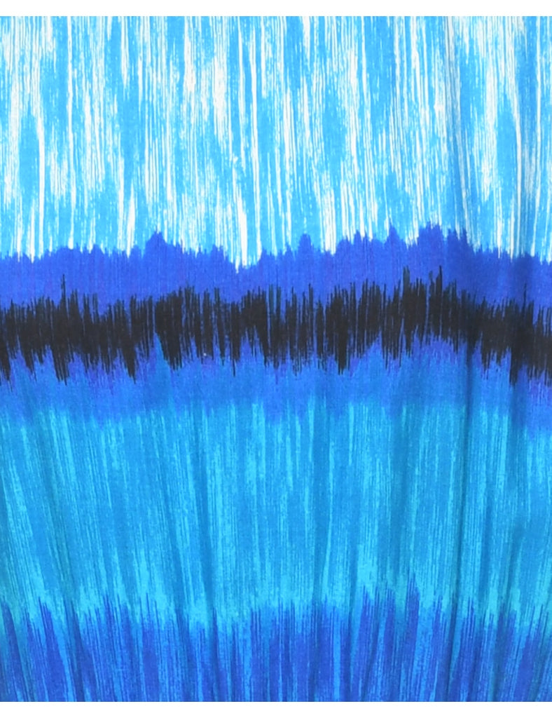 Abstract Pattern Dress - L