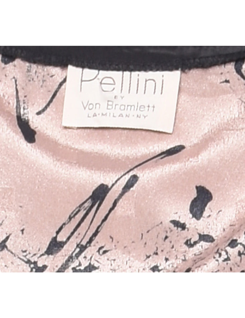 Abstract Pattern Dress - L