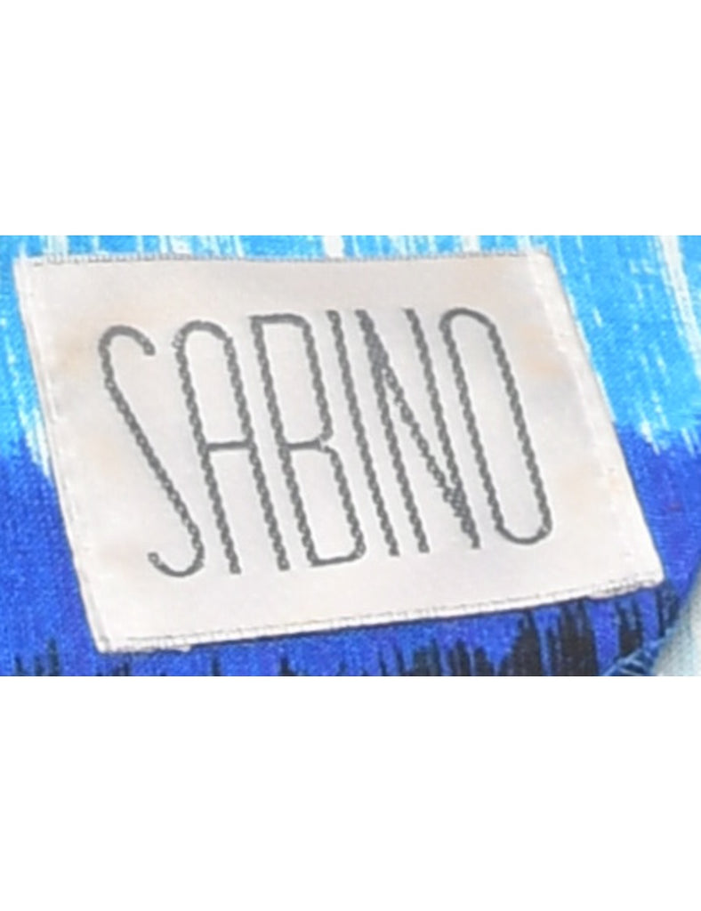 Abstract Pattern Dress - L