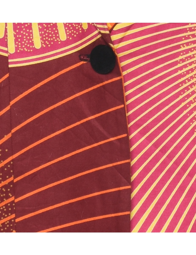 Abstract Pattern Jacket - S