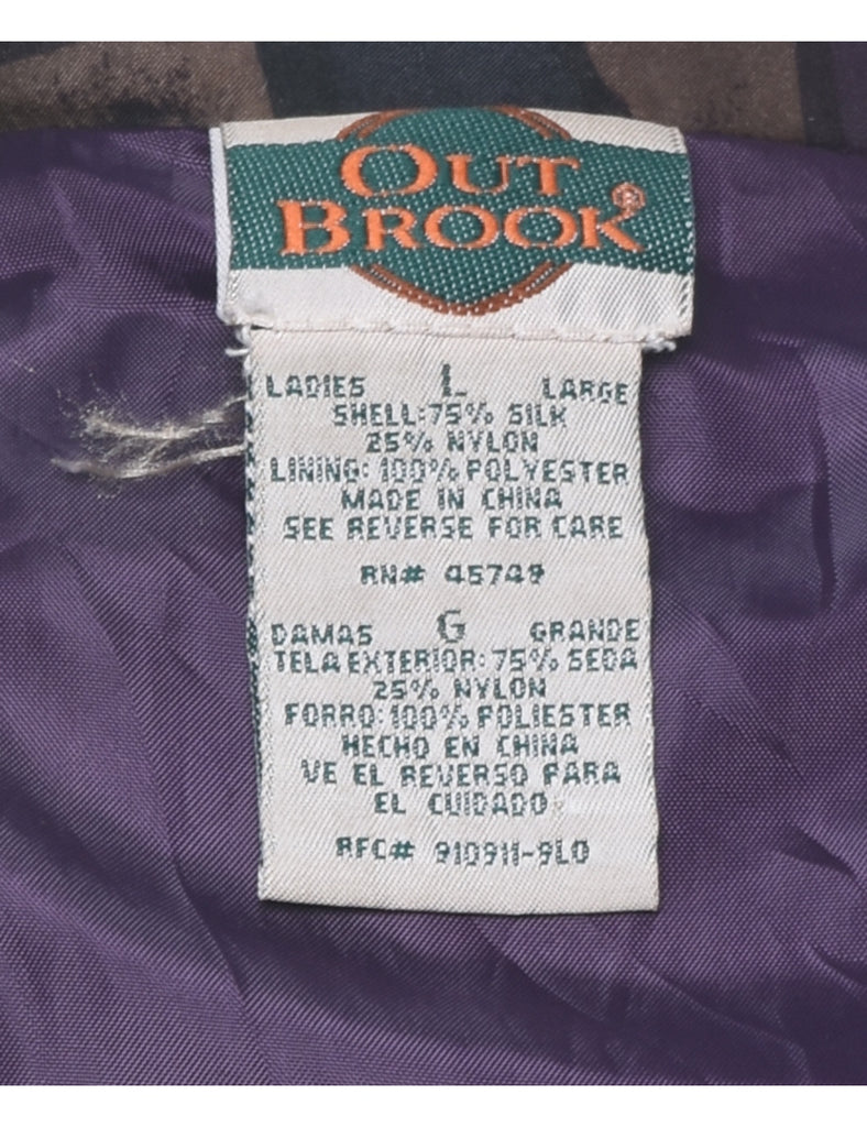 Abstract Pattern Jacket - L