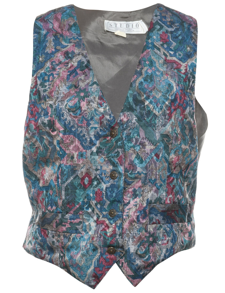 Abstract Pattern Waistcoat - M