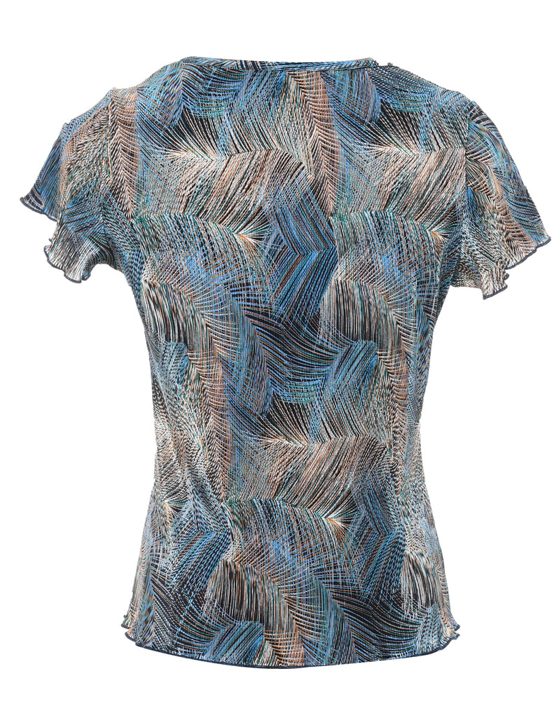 Abstract Printed Top - M