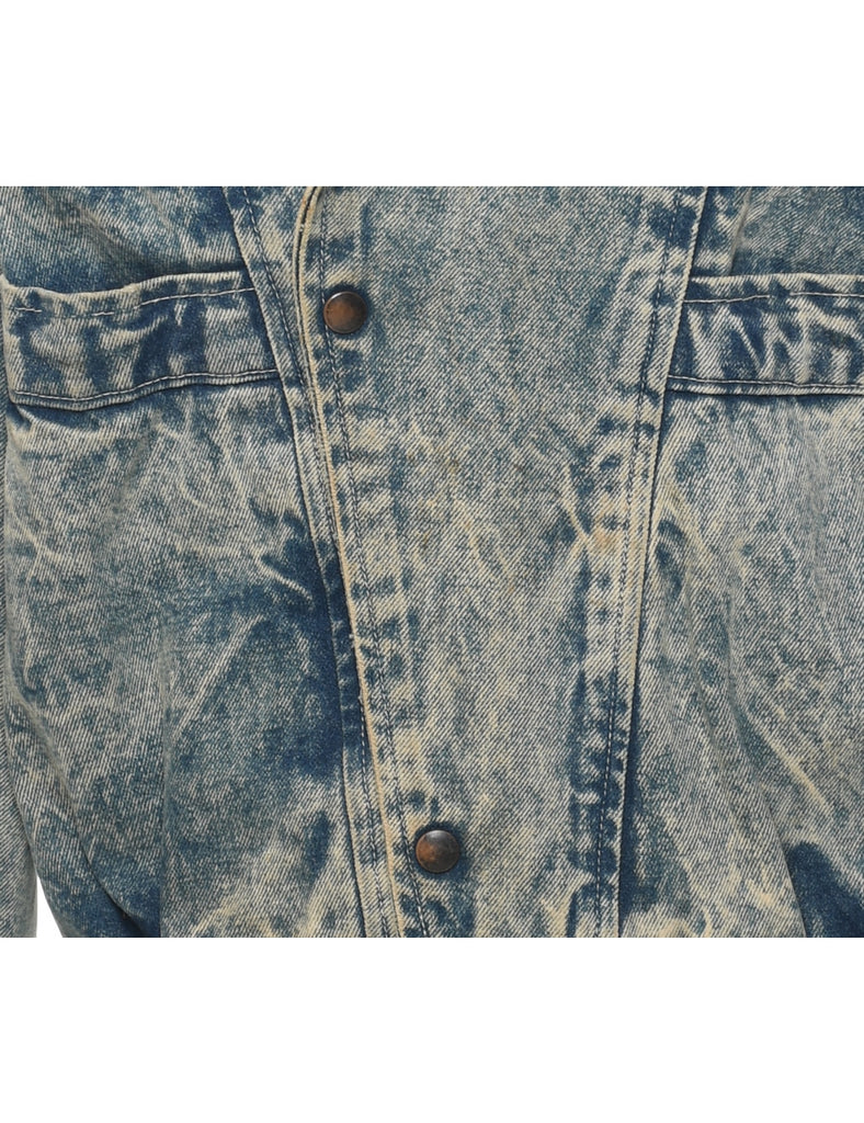 Acid Wash Denim Jacket - M