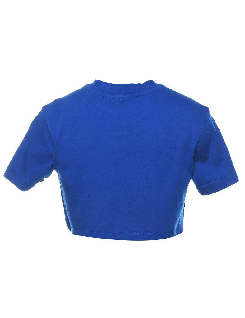 Adidas Cropped Blue T-shirt - XS