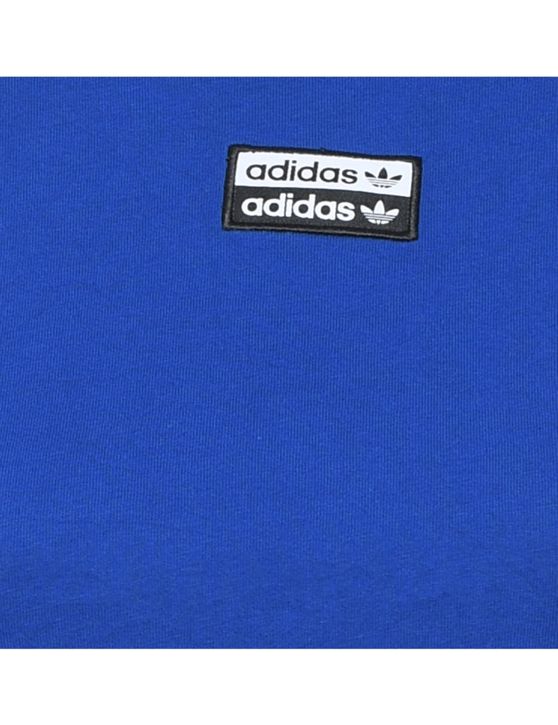 Adidas Cropped Blue T-shirt - XS