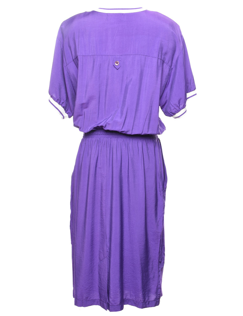 Adolfo Purple Dress - M