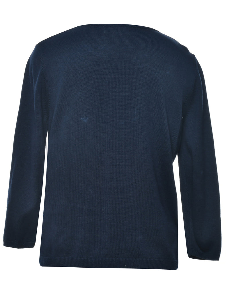 Alfred Dunner Beaded Jumper - M