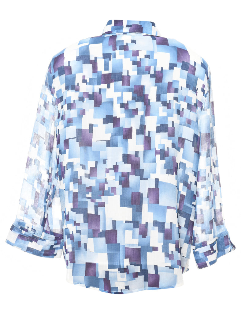 Alfred Dunner Geometric Shirt - M