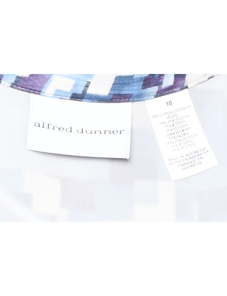 Alfred Dunner Geometric Shirt - M