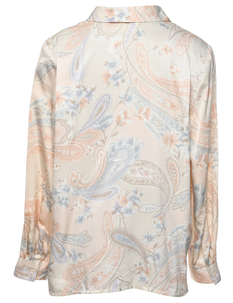 Alfred Dunner Paisley Blouse - L