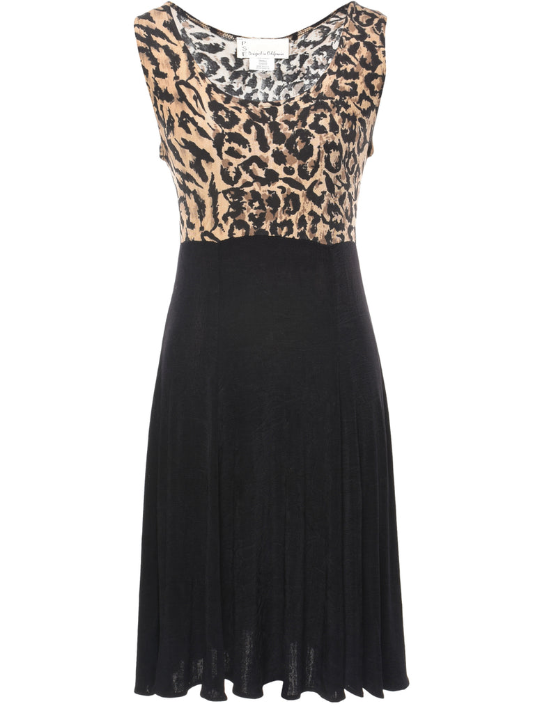 Animal Print Dress - S