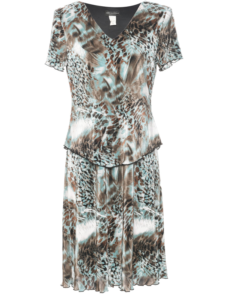 Animal Print Dress - M