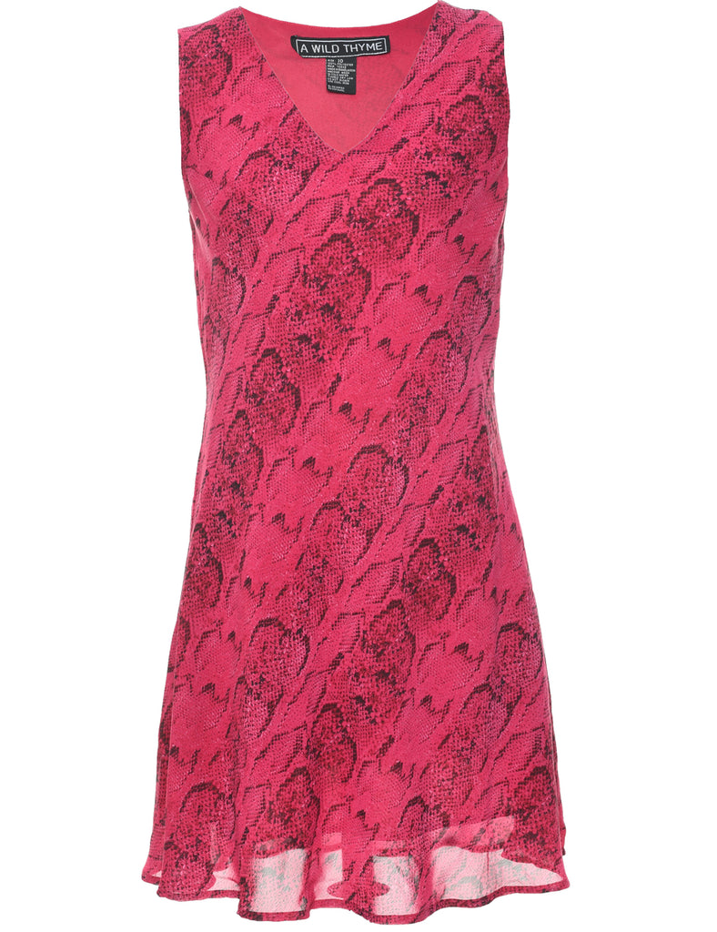 Animal Print Dress - M