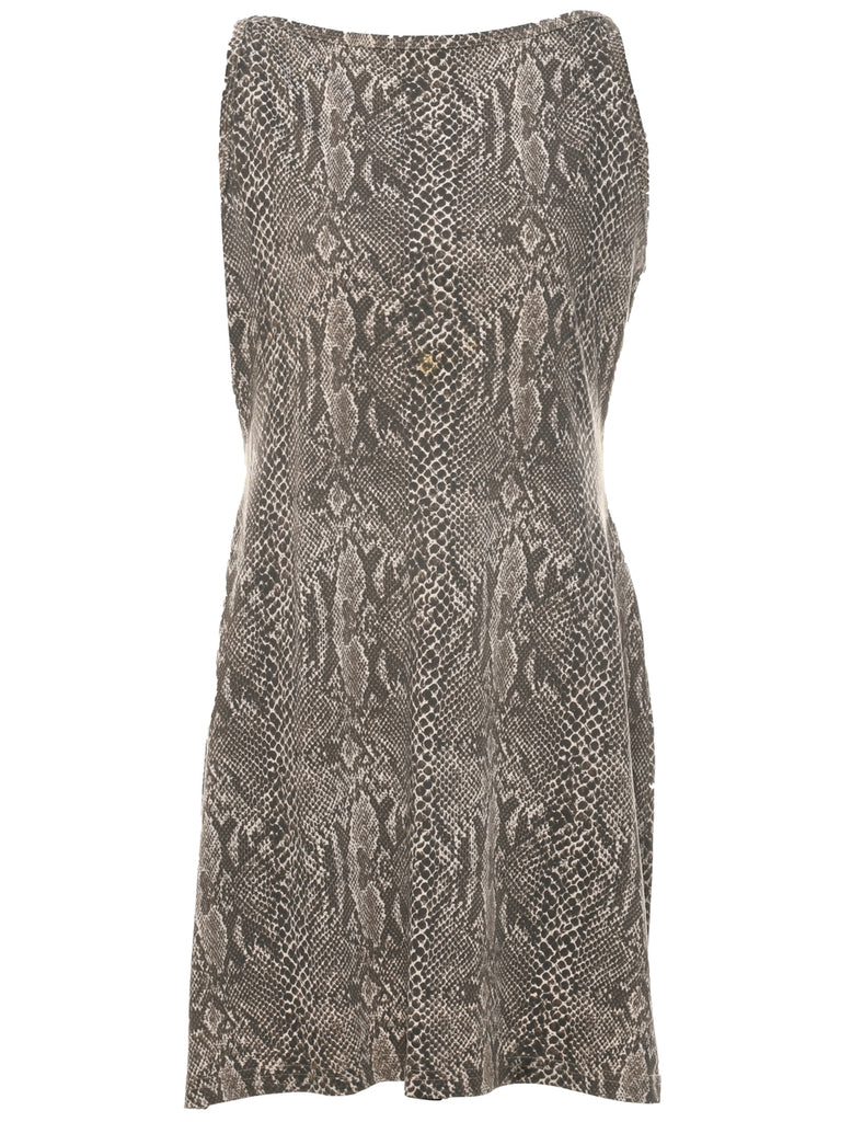 Animal Print Dress - M