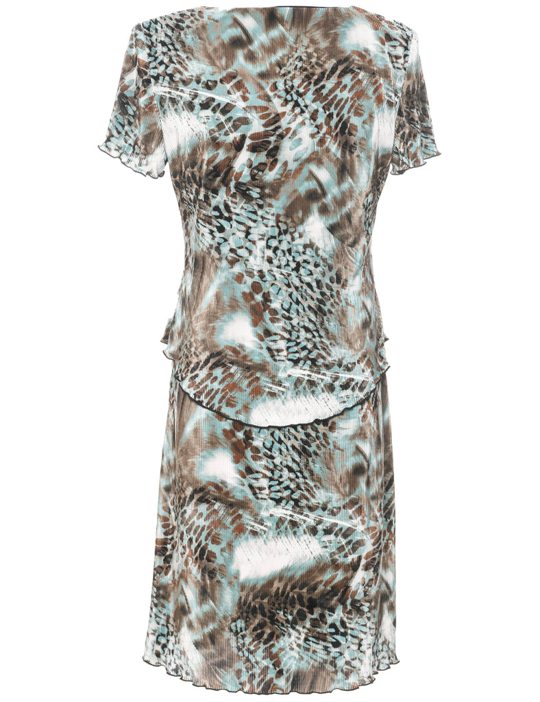 Animal Print Dress - M