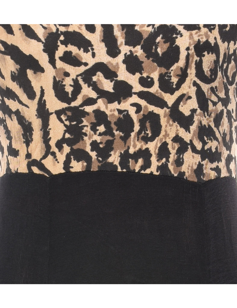 Animal Print Dress - S