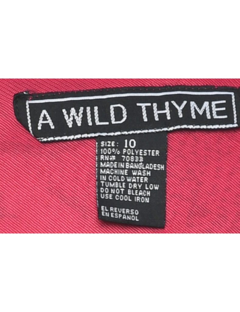 Animal Print Dress - M