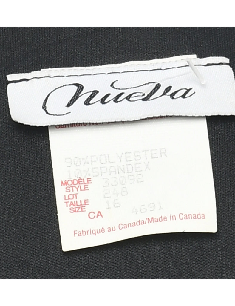 Animal Print Evening Jacket - L