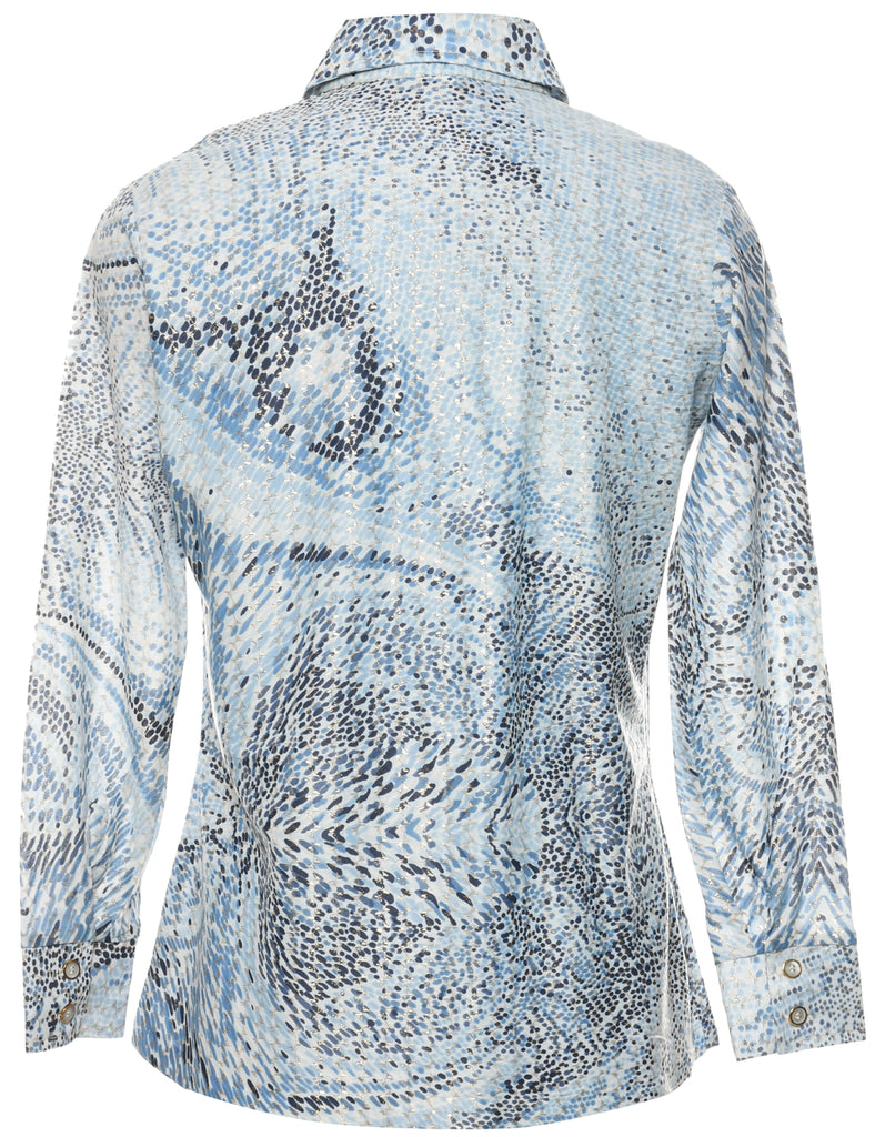 Animal Print Evening Shirt - S