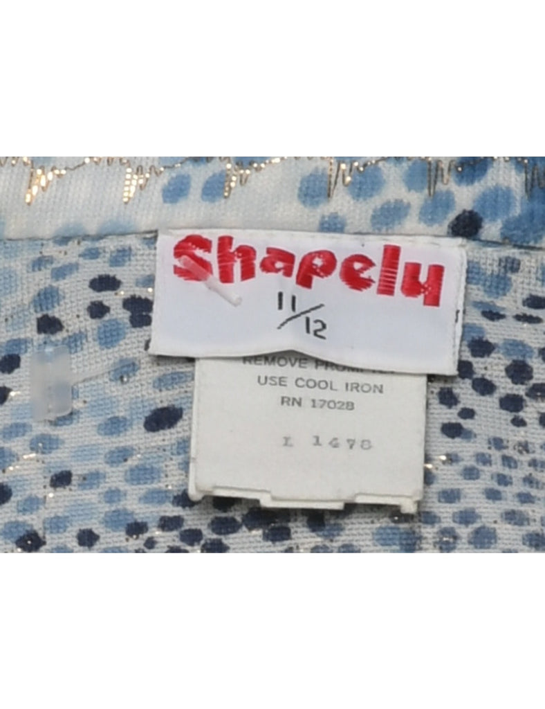 Animal Print Evening Shirt - S