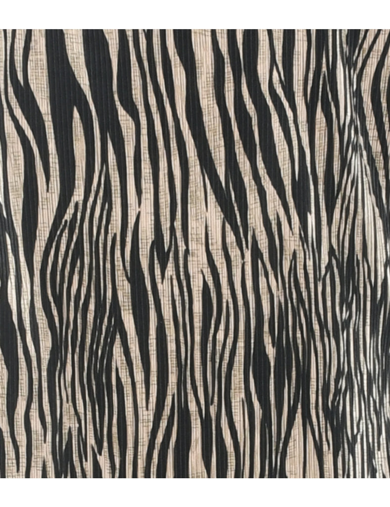 Animal Print Maxi Dress - L