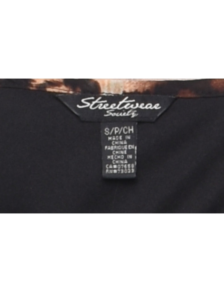 Animal Print Maxi Dress - S