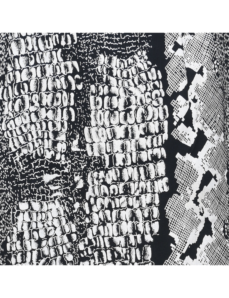 Animal Print Pencil Skirt - M