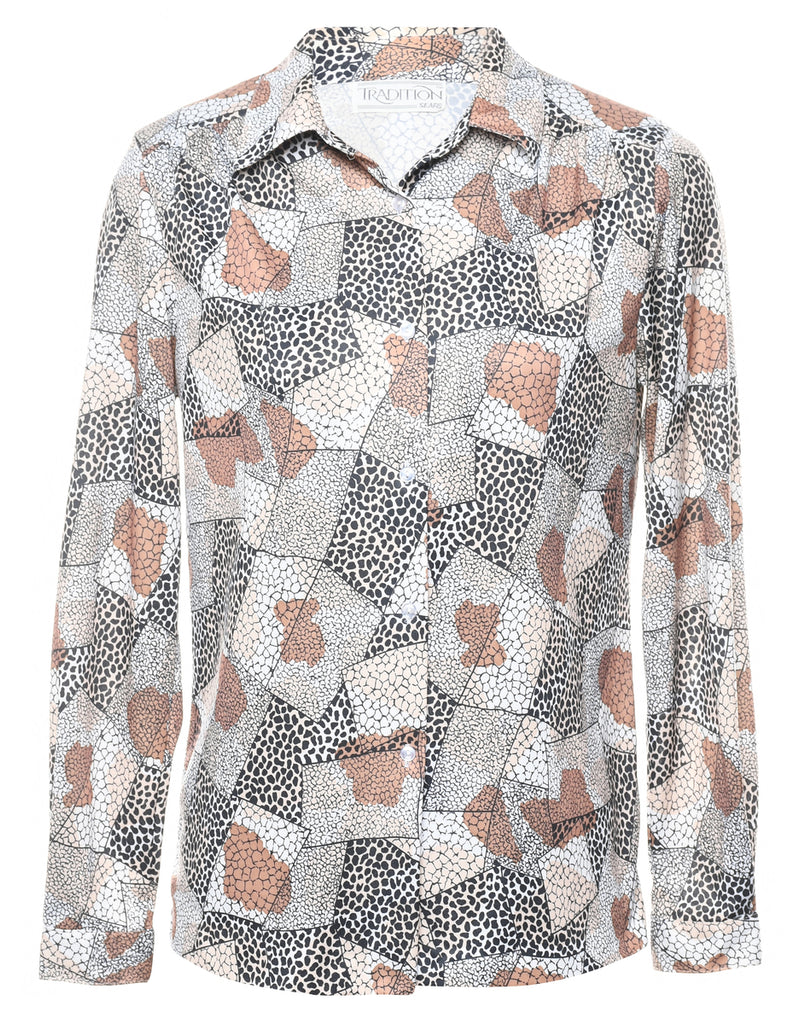 Animal Print Shirt - S