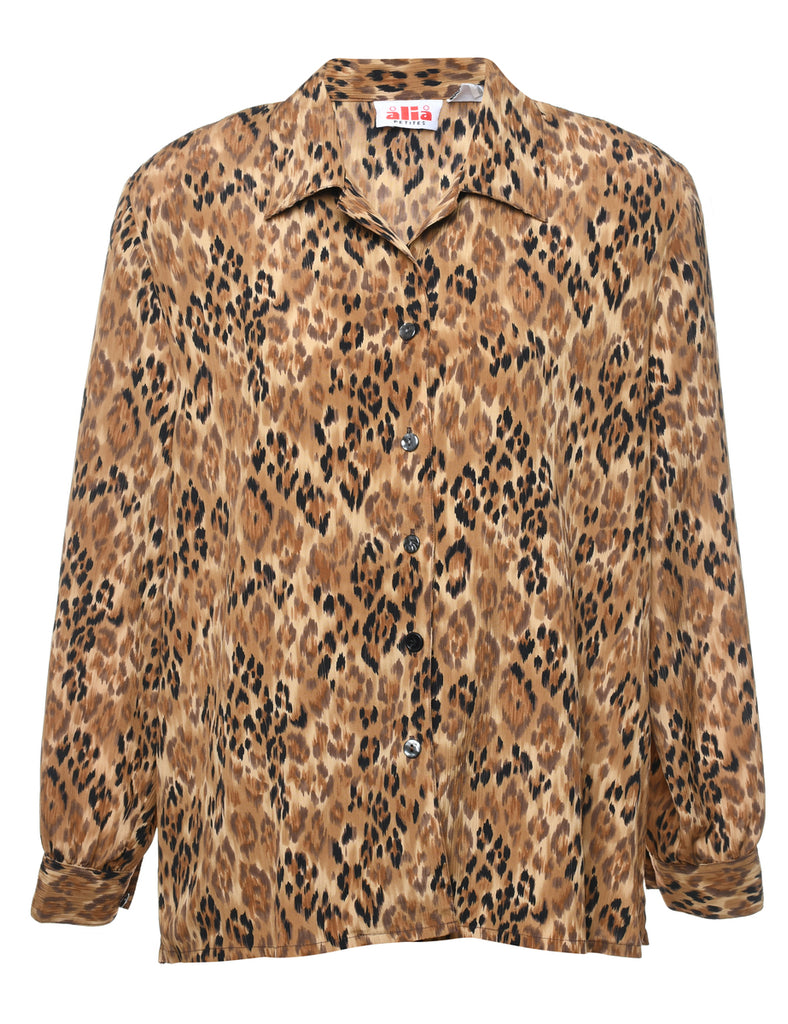 Animal Print Shirt - XL