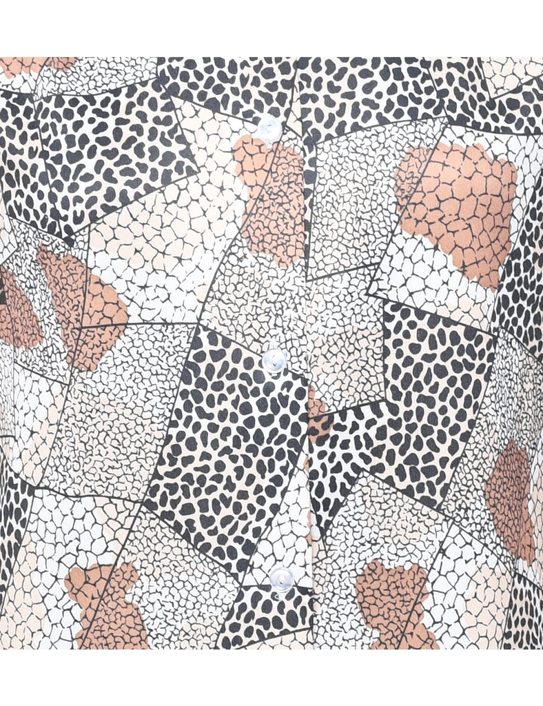 Animal Print Shirt - S