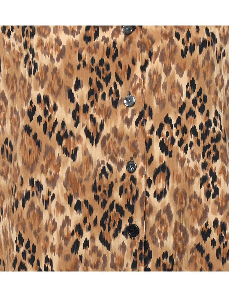 Animal Print Shirt - XL