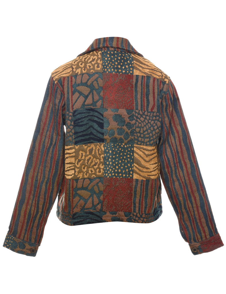 Animal Print Tapestry Jacket - S