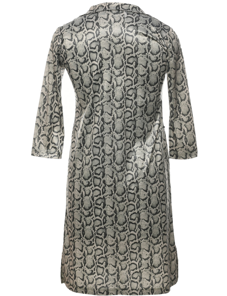 Animal Print Y2K Jacket - M