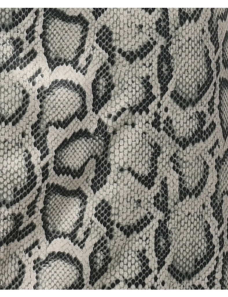 Animal Print Y2K Jacket - M