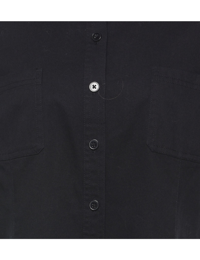 Annex Black Shirt Dress - L