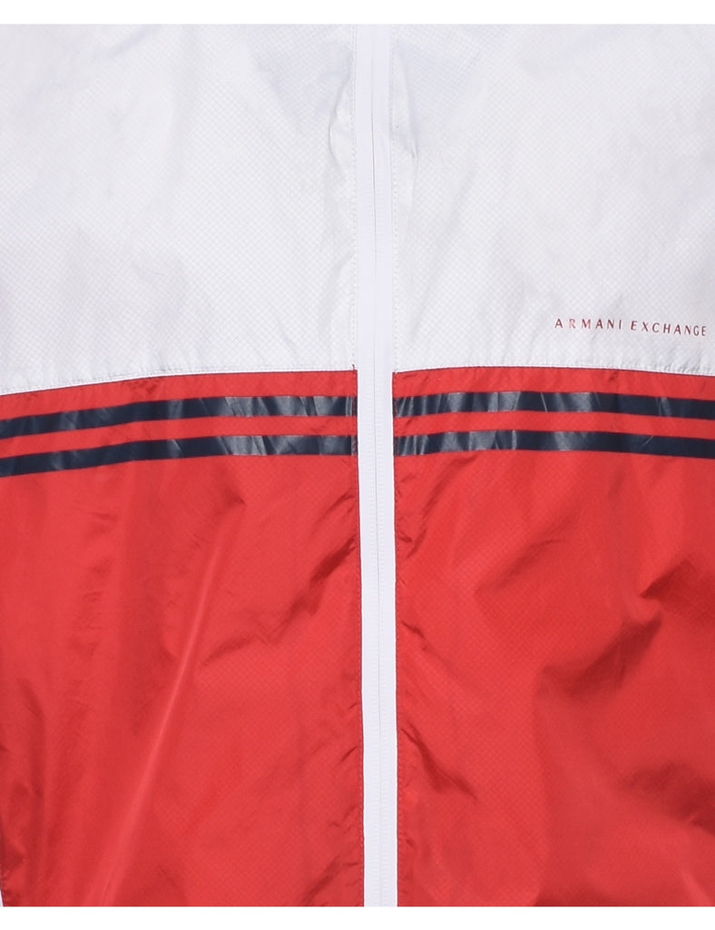 Armani Exchange Hooded Two Tone Jacket - L