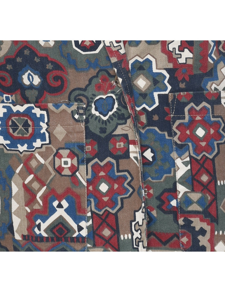 Aztec Pattern Blazer - S