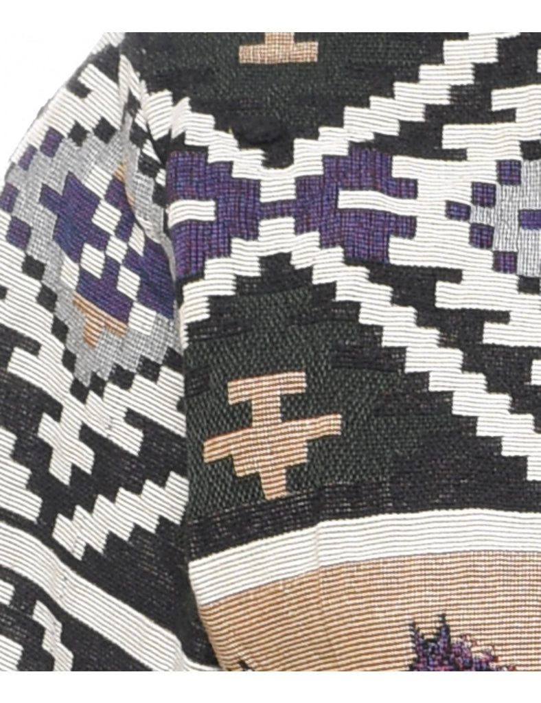 Aztec Print Multi-Colour Jacket - S