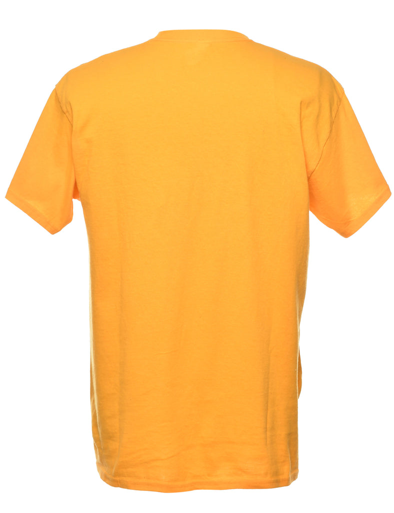 Baylor Womens Mustard Printed T-shirt - L