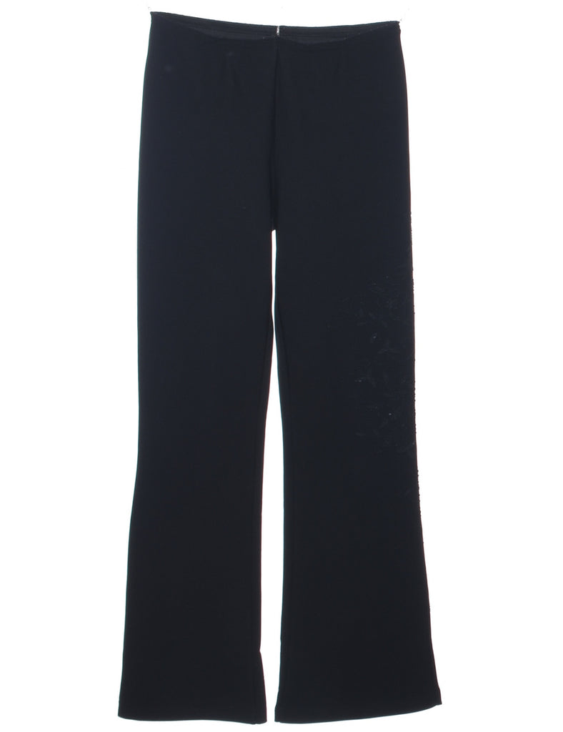 Beaded Black Trousers - W28 L32