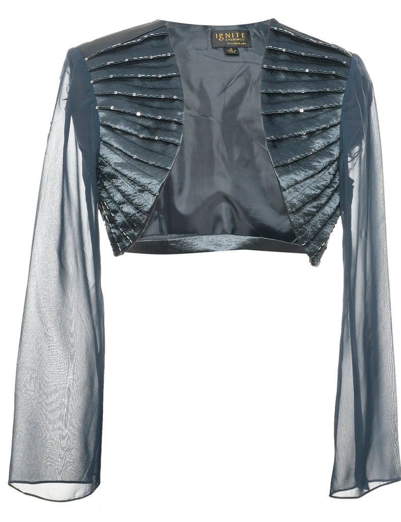 Beaded Bolero Jacket - L