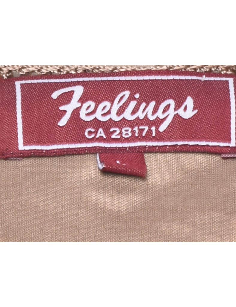 Beaded Crochet Jumper - L