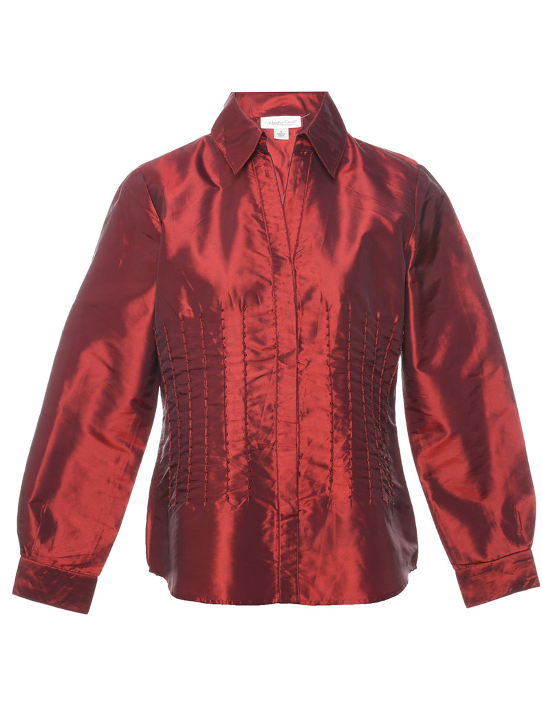 Beaded Evening Blouse - S