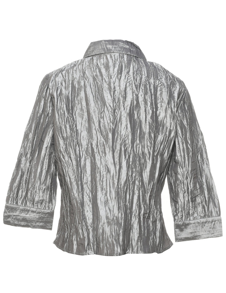 Beaded Evening Blouse - L