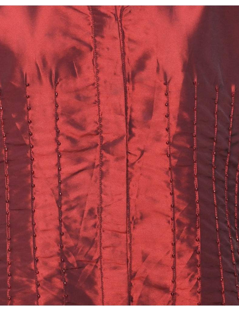 Beaded Evening Blouse - S