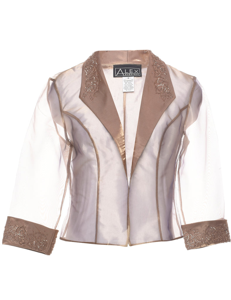 Beaded Evening Jacket - M