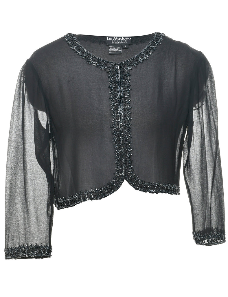 Beaded Evening Jacket - S