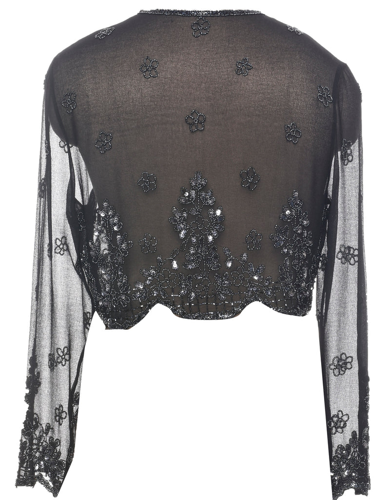 Beaded Evening Jacket - M